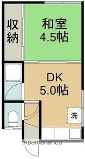 はまなす荘【2階】の間取り